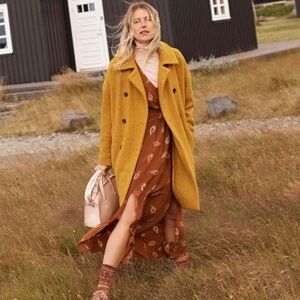 Madewell Boucle Double Breasted Coat